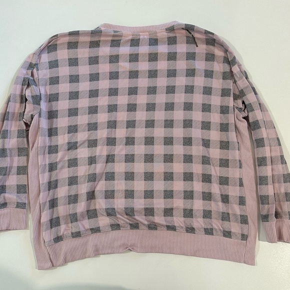 Cuddl Duds 2 Piece Pajama Set Checkered Soft Kangaroo Pocket Womens Size XXL - Picture 8 of 12